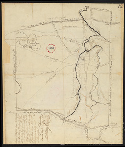 Plan of Westfield, surveyor's name not given, dated November 1794.