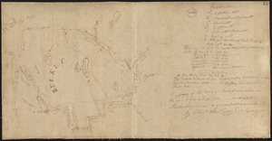 Plan of Becket surveyed by Christopher Crary, dated March, 1795.