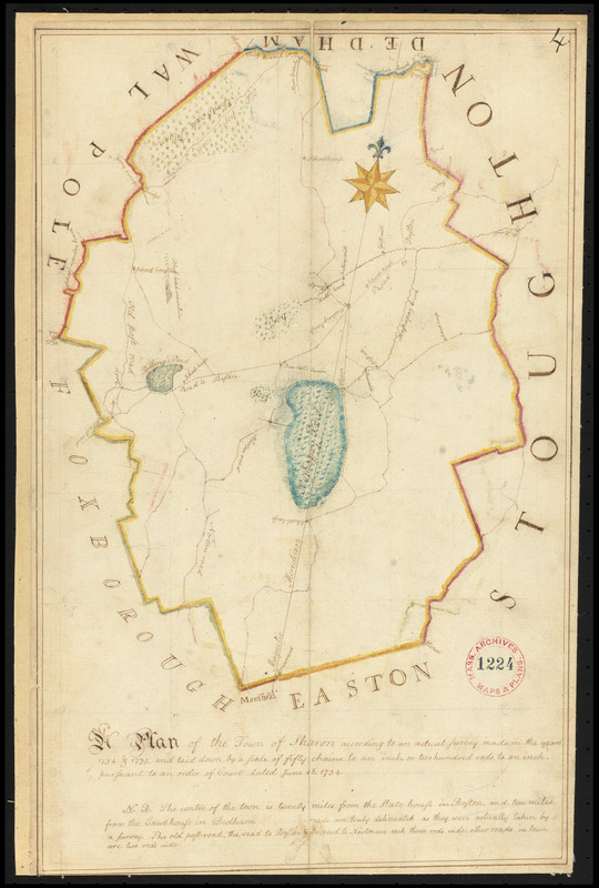 Plan of Sharon, surveyor's name not given, dated 1794-5.