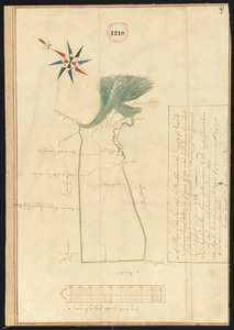 Plan of Brookline surveyed by Jonathan Kingsbury, dated 1794.