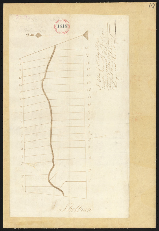 Plan of Gilead (Peabody's Patent) surveyor's name not given, dated 1794-5.