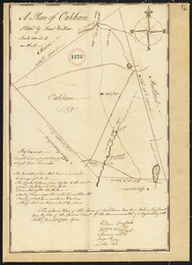 Plan of Oakham, made by Daniel Walker, dated 1794-5.