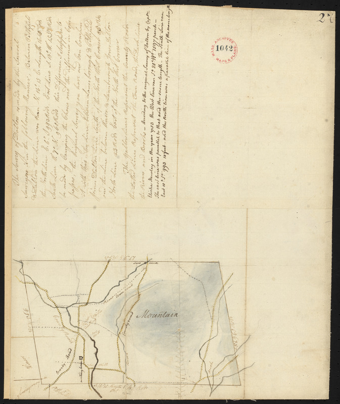 Plan of Dalton, surveyor's name not given, dated 1794-5.
