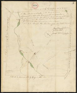 Plan of Petersham made by Jeremiah Robinson, dated May 1795.