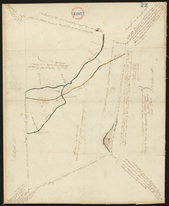 Plan of Buckfield surveyed by Thomas Joselyn, dated by 1794-5.