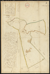 Plan of Cambridge, made by Samuel Thompson, dated April, 1795.