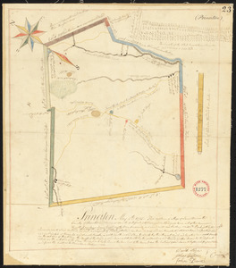 Plan of Princeton, surveyor's name not given, dated May 6, 1795.
