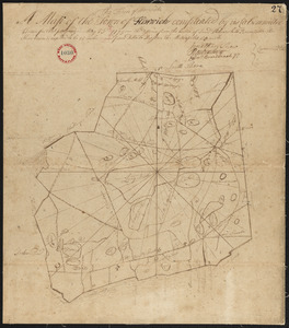 Plan of Harwich, surveyor's name not given, dated May 23, 1795.
