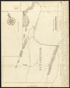Plan of Litchfield, made by James Shurtleff, dated 1794-5.