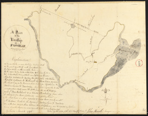 Plan of Topsham surveyed by John Merrill, dated March 1795.