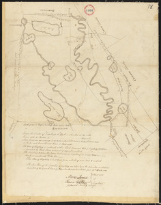 Plan of Fryeburg made by Nathaniel Merrill, dated 1794-5.