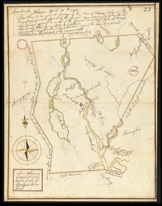 Plan of Warren surveyed by Rufus B Copeland, dated April 21, 1795.