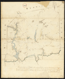 Plan of York surveyed by Daniel Sewall, dated 1794-5.