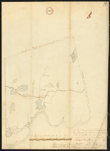 Plan of Blue Hill made by John Peters, dated 1794.