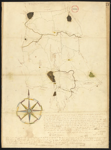 Plan of Reading and Lynnfield, made by Daniel Needham, dated November 1794. Scale 200 rds to 1 in.