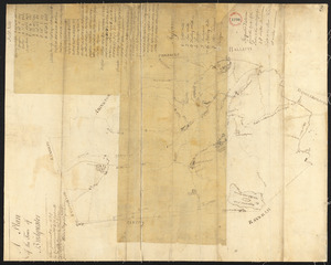 Plan of Bridgewater, surveyor's name not given, dated 1794.