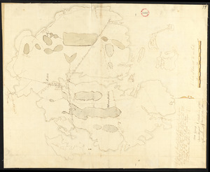 Plan of Mount Desert, made by John Peters, dated 1795.