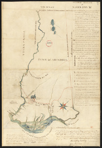 Plan of Kennebunk and Kennebunkport (Arundell) made by Seth Burnham, dated November 3, 1794.