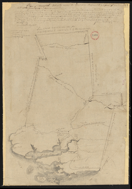 Plan of Freeport, made by John Stockbridge, dated 1794-5.