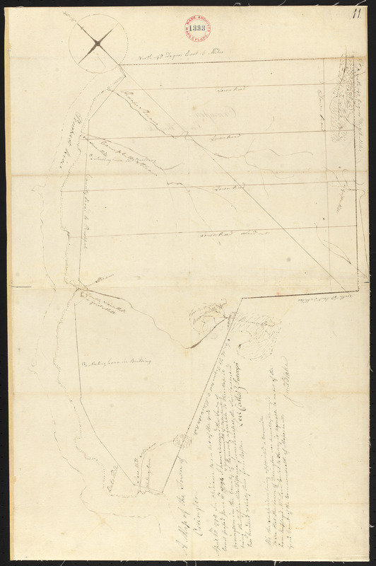 Plan of Orrington surveyed by Levi Carter, dated April 28, 1795.