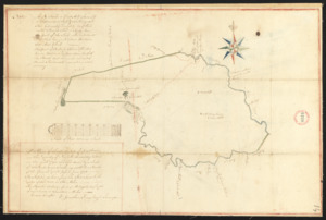 Plan of Needham surveyed by Jonathan Kingsbury, dated 1794.