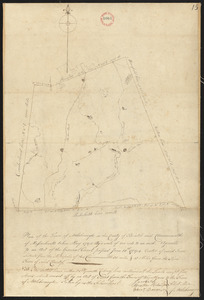 Plan of Attleborough, surveyor's name not given, dated May, 1795.