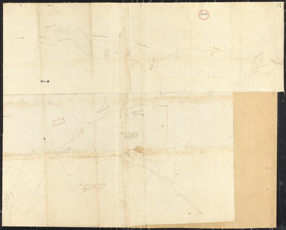 Plan of Elizabeth Islands, etc. (Chilmark), surveyor's name not given, dated May 27, 1795.
