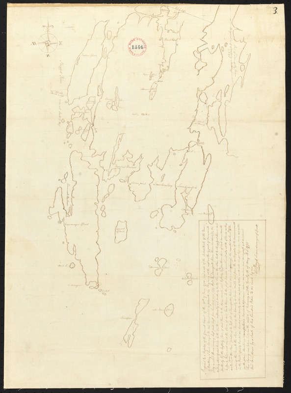 Plan of Boothbay made by Thomas Boyd, dated May 20, 1795.