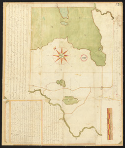 Plan of Standish, made by Moses Banks, dated February 23, 1795.