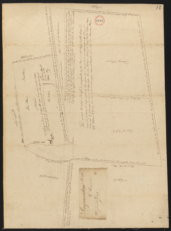 Plan of Longmeadow, surveyor's name not given, dated 1794-5.