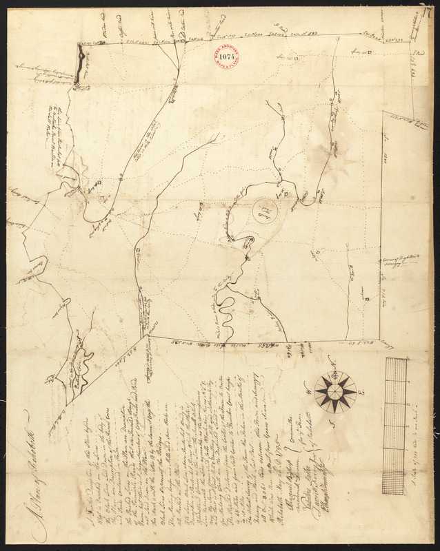 Plan of Rehoboth, surveyor's name not given, dated 1794-5.