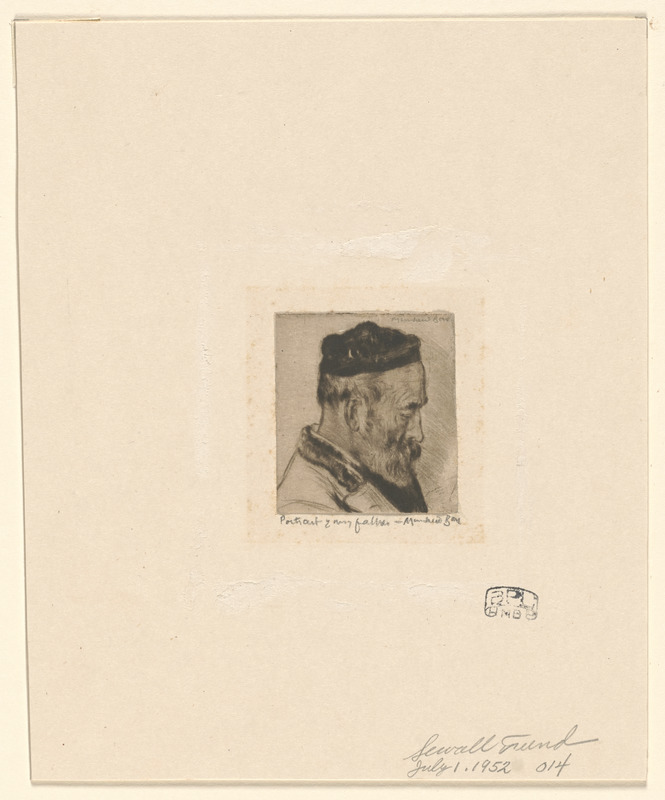 David Drummond Bone, looking to the right
