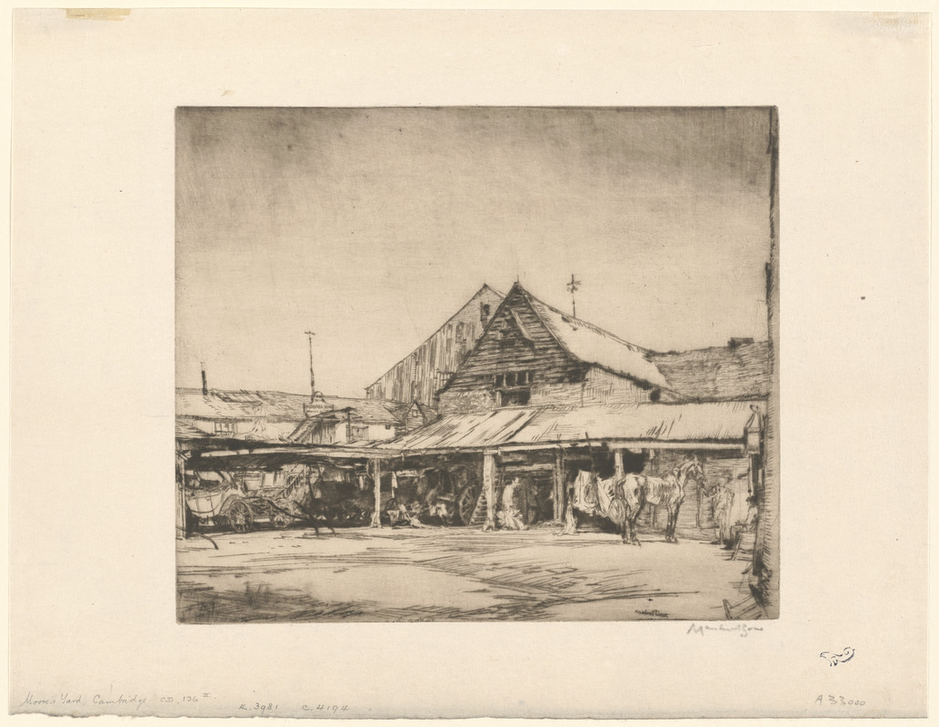 Moore's yard, Cambridge