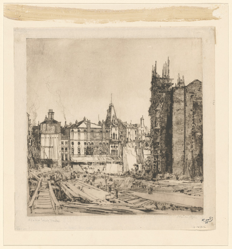 Old and new Gaiety Theatres