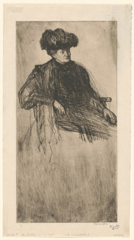 Mrs. Gutbier, in a Hat