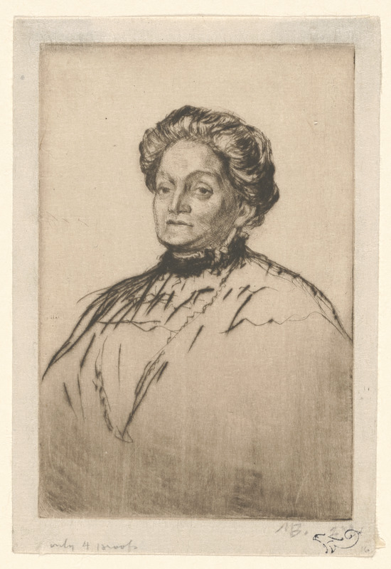 Mrs. Gutbier, bare-headed