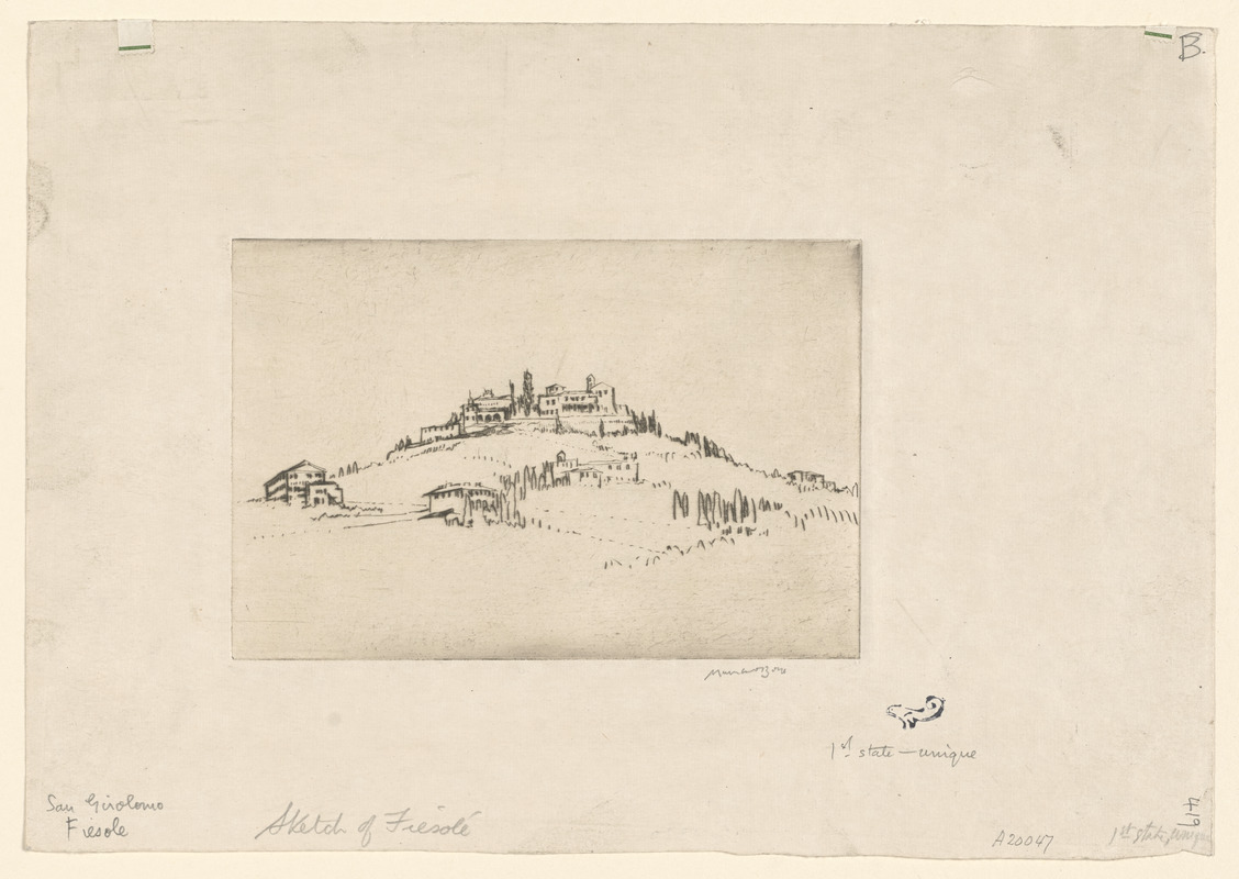 Sketch of Fiesole