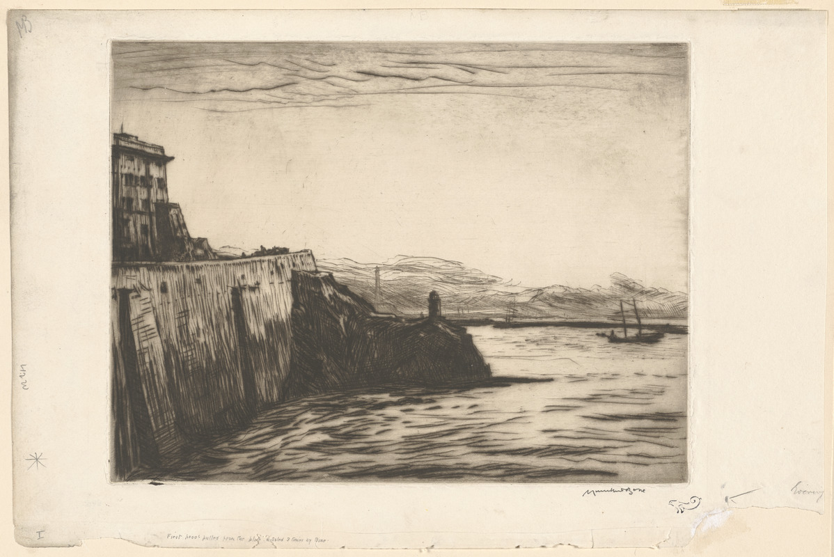 Evening, Port of Genoa