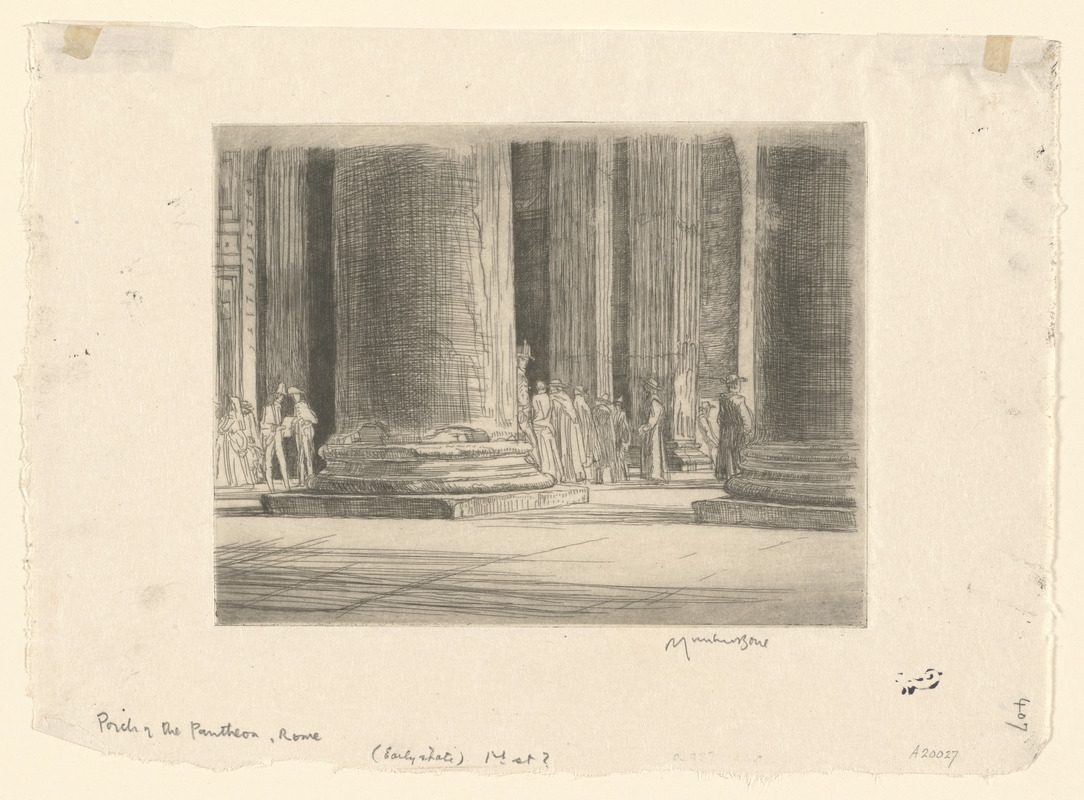 Porch of the Pantheon, Rome