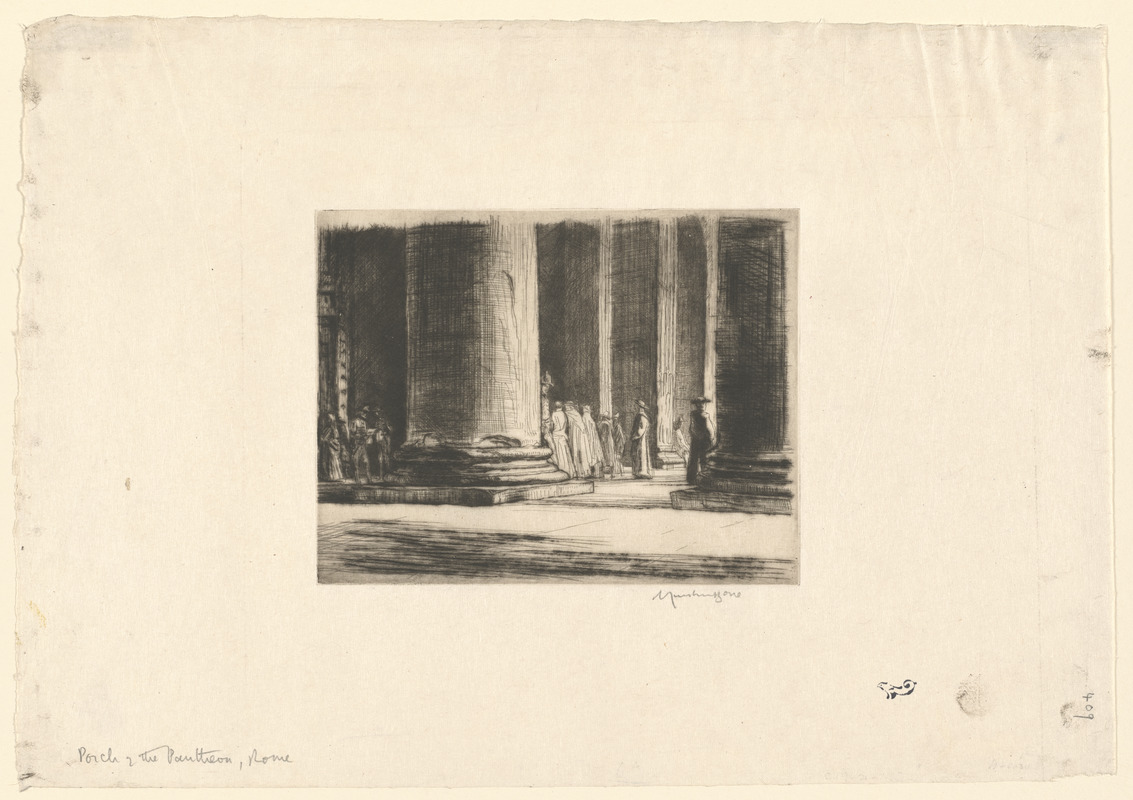 Porch of the Pantheon, Rome