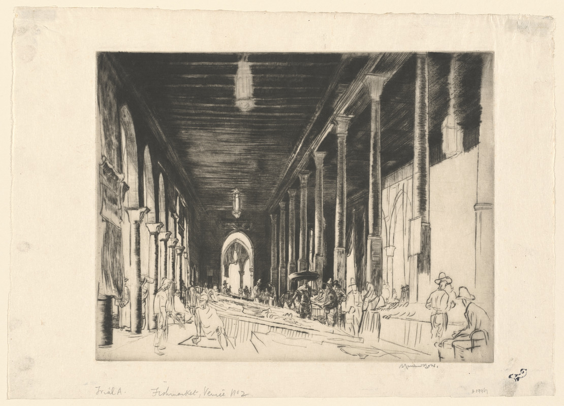 The fish market, Venice - No. 2