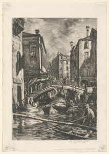 Canal & bridge of S.S. Apostoli, Venice
