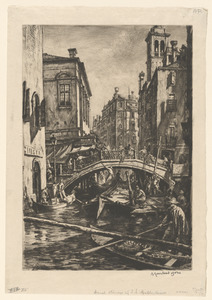 Canal & bridge of S.S. Apostoli, Venice