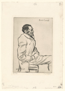 Joseph Conrad listening to music