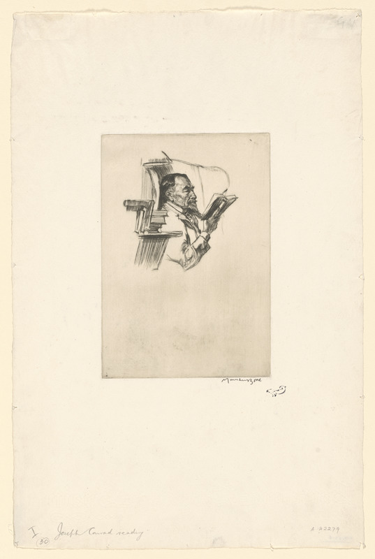 Joseph Conrad reading