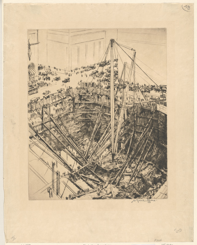 Manhattan excavations