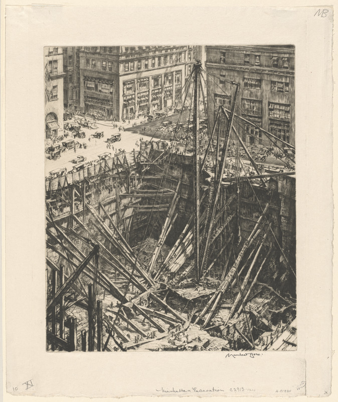 Manhattan excavations