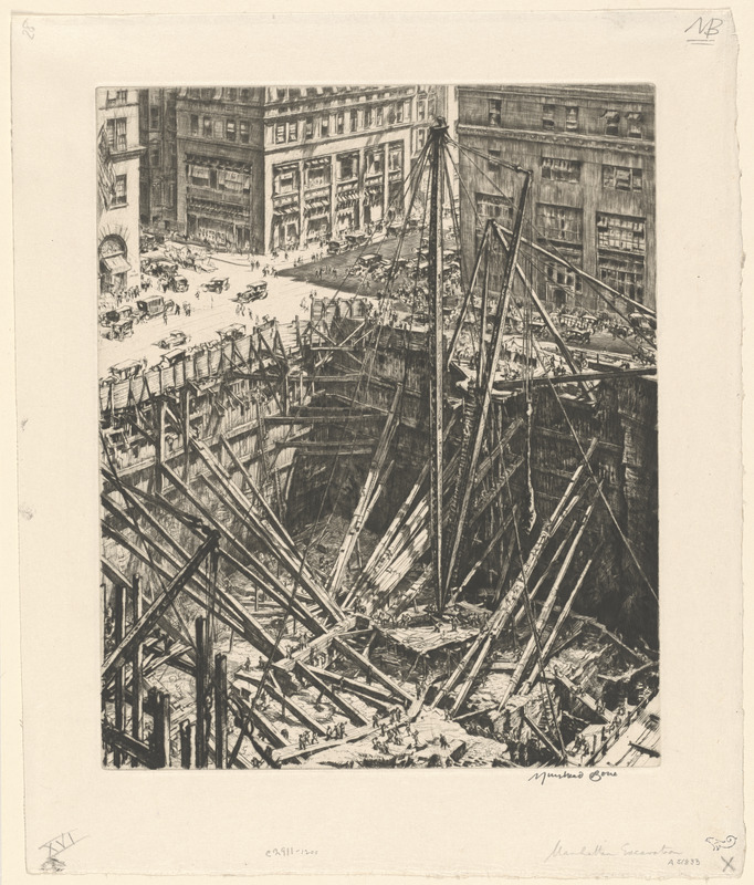 Manhattan excavations