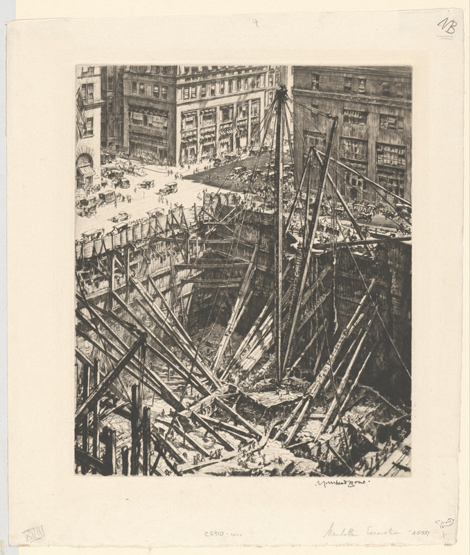 Manhattan excavations