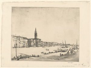 The Grand Canal, Venice, from the Salute